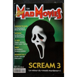 Ciné Fantastique MAD MOVIES  n°123  * 2000 *  SLEEPY HOLLOW Sixième Sens Peur Bleue Mononoké Stigmata Dogma