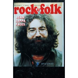 ROCK & FOLK 093 1974 OCTOBRE JERRY GARCIA ZAPPA ROD STEWART KEITH RICHARD NOUGARO Patrick MORAZ