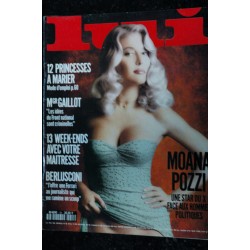 LUI 055 MAI 1992 COVER MOANA POZZI INTEGRAL NUDES INTERVIEW MONSEIGNEUR GAILLOT ALAIN DAUSSIN NUS BERLUSCONI