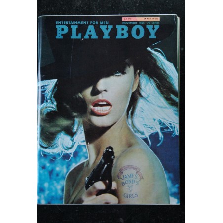 PLAYBOY US 1965 11 NOVEMBER INTERVIEW SEAN CONNERY JAMES BOND'S GIRLS PLAYMATE PAT RUSSO THE HISTORY OF IN CINEMA