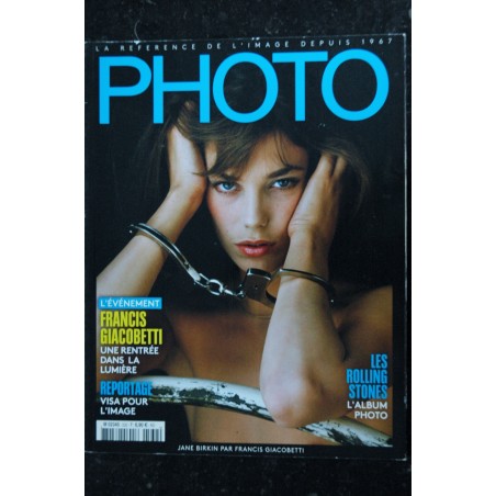 PHOTO 532 SEPTEMBRE 2017 COVER JANE BIRKIN FRANCIS GIACOBETTI ROLLING STONES THOMAS PESQUET ALEXANDRE DE BETAK