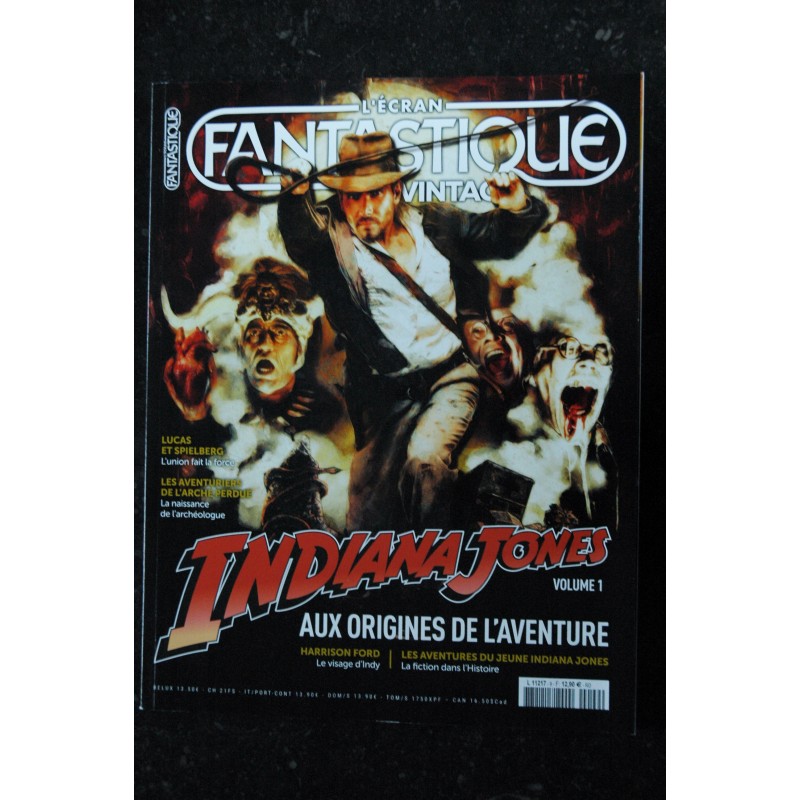 L'écran fantastique Vintage n° 9 INDIANA JONES AUX ORIGINES DE L'AVENTURE + L'AGE D'OR DU CINEMA FANTASTIQUE ITALIEN