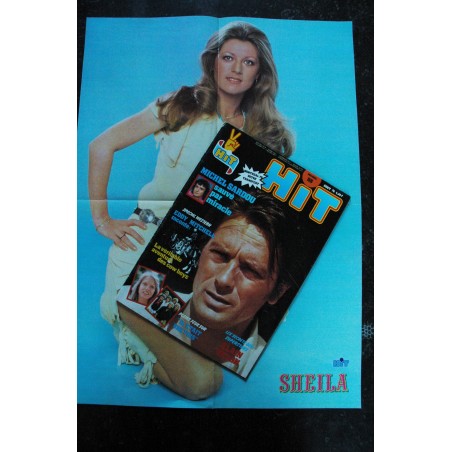 Hit Magazine 55 1976 08 Michel SARDOU Alain DELON EDDY MITCHELL + POSTERS SYLVIE VARTAN JOHN WAYNE