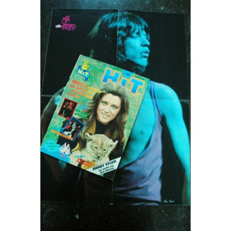 Hit Magazine 54 1976 07 SHEILA ROLLING STONES BROTHERHOOD + POSTERS MICK BRANT MIKE JAGGER