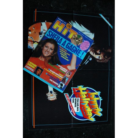 Hit Magazine 59  1976 12 SHEILA Joe Dassin Chamfort Sardou Sheller Souchon + POSTERS