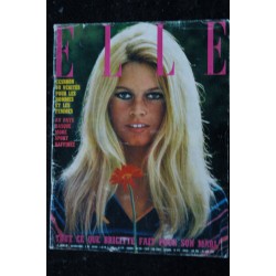 ELLE  1123  1967 06  BRIGITTE BARDOT à ROME Cover + 4 pages   Jean DUCHE Gilbert CESBRON Michel DAVET