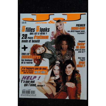 Jeune et Jolie 124 - 1997 10 - ESPRIT SPICE GIRLS 5 FILLES 5 LOOKS