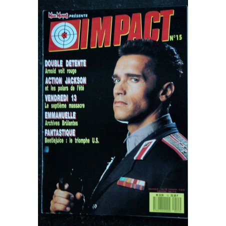 MAD MOVIES IMPACT 31 FEVRIER 1991 JEAN-CLAUDE VAN DAMME MISERY ARNOD SCHWARZENEGGER HIGHLANDER