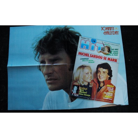 Hit Magazine 58 1976 11 SARDOU SHEILA JOHNNY HALLYDAY CLOCLO GUY DRUT
