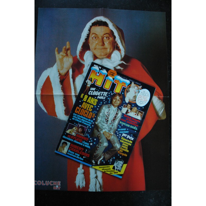 Hit Magazine 60 1976 12 CLAUDE FRANCOIS JOHNNY HALLYDAY MICHEL SADOU ROBERT CHARLEBOIS