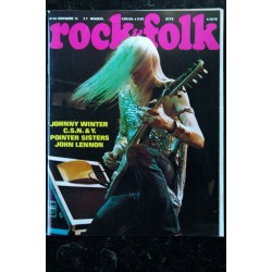 ROCK & FOLK 094 n° 94 NOVEMBRE 1974 COVER JOHNNY WINTER C.S.N. & Y. POINTER SISTERS JOHN LENNON