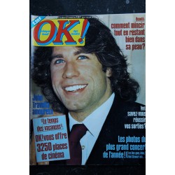 OK ! âge tendre 159   janvier 1979  *  JOHN TRAVOLTA  Dessin Aslan Drucker Bee Gees Abba Rod Stewart Lama Dave