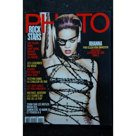 PHOTO 464 NOVEMBRE 2009 ROCK STARS COVER RIHANNA SEXY GIRLS ELLEN VON UNWERTHT TESTINO TOP MODELS PHOTO 464 NOVEMBRE 2009 ROCK STARS COVER RIHANNA SEXY GIRLS ELLEN VON UNWERTHT TESTINO TOP MODELS
