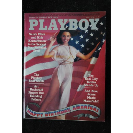 PLAYBOY US 1976 07 INTERVIEW KARL HESS DEBORAH BORKMAN SARAH MILES JAYNE MARIE MANSFIELD ALL