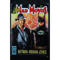 Ciné Fantastique MAD MOVIES  n° 61  - 1989 -  BATMAN  INDIANA JONES  The ABYSS