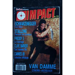 MAD MOVIES IMPACT 21 JUIN 1989 JEAN-CLAUDE VAN DAMME ARNOLD SCWARZENEGGER SYLVESTER STALLONE FREDDY 5