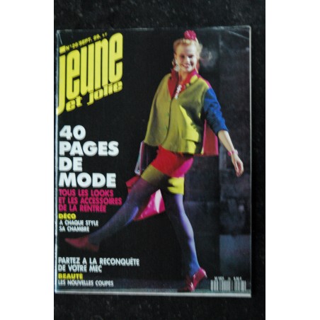 JEUNE & JOLIE 28 SPECIAL MODE ACCESSOIRES BROOKE SHIELDS SEPT 1989