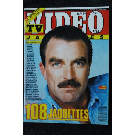 TV VIDEO Jaquettes n° 93 - 1990 05 - TOM SELLECK  - 108 jaquettes