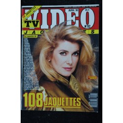 TV VIDEO Jaquettes n° 92 - 1990 04 - CATHERINE DENEUVE  - 108 jaquettes