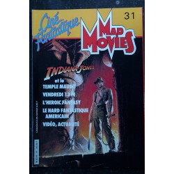 Ciné Fantastique MAD MOVIES  n° 31  * 1984 *  INDIANA JONES TEMPLE MAUDIT  Le Hard Fantastique Américain