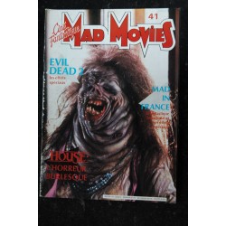 Ciné Fantastique MAD MOVIES  n° 41 1986 EVIL DEAD 2 MAD IN FRANCE HOUSE l'horreur burlesque SEAN CUNNINGHAM JAMES CUMMINS