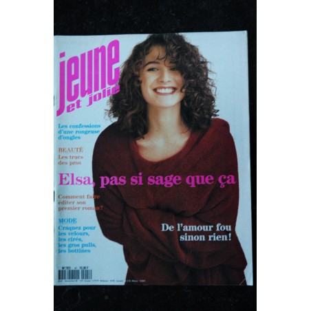 JEUNE & JOLIE  41 ELSA PATRICK BRUEL 1990 11