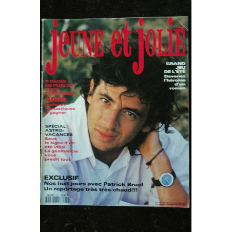 JEUNE & JOLIE 50 HUIT JOURS AVEC PATRICK BRUEL 1990 08
