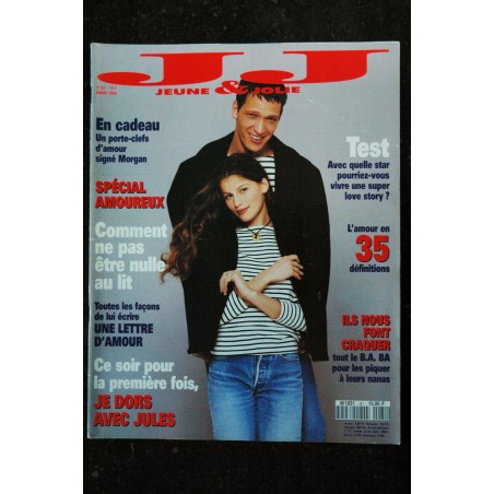 JEUNE & JOLIE 81 03 1994 COVER LAETITIA CASTA Chris O'Donnell Richard Gere 92 pages