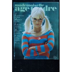 mademoiselle age tendre n°  34  1967 08 Cover Sylvie Vartan Sheila Beatles Alain Delon Antoine Mireille Mathieumademoiselle age 