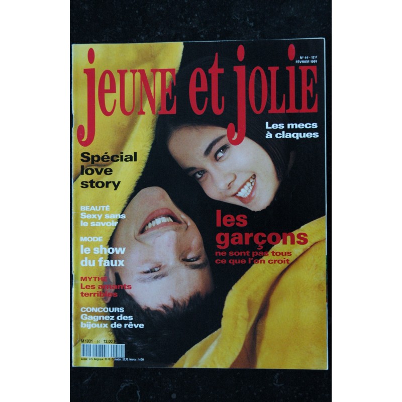 Jeune et Jolie   44   - 1991 02 -  David Hallyday - Surya Bonaly - Patrick Bruel Jil Caplan