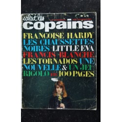 Salut les Copains N°  9   - 04 1963 -  Johnny Hallyday COVER Françoise Hardy  Les Tornados Les Chaussettes noires