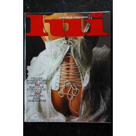 LUI 244 HENRY MILLER LINGERIE DESSOUS SEXY F GITTY COQUIN EROTIC BYRON NEWMAN 84