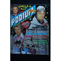 PODIUM n° 97 INCOMPLET Claude FRANCOIS RINGO james Dean Lenorman Hallyday Allain - Posters voir détail - 1980 03