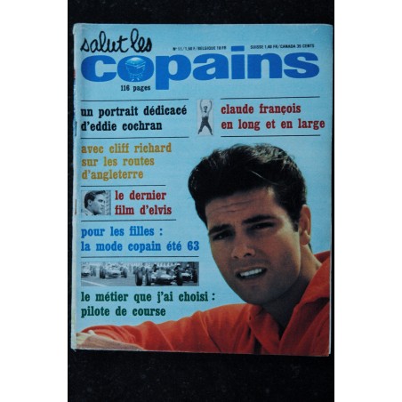 Salut les Copains N° 10   * 05 1963 *  Johnny Hallyday SYLVIE SHEILA Richard Anthony Les Spotnicks