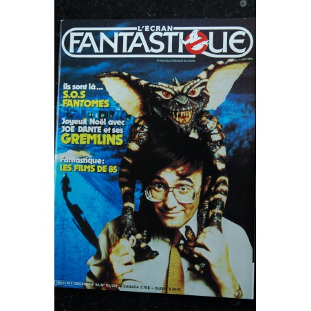 L'écran fantastique   n° 50  * 1984 *  S.O.S FANTOMES  L'HISTOIRE SANS FIN  1984  LES RUES DE FEU