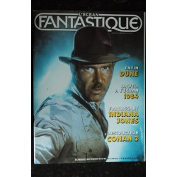 L'écran fantastique n° 48  - 1984 -  COVER ARNOLD SCHWARZENEGGER CONAN 2 INDIANA JONES + POSTER - DUNE