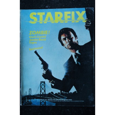 STARFIX 003 1983 COVER CLINT EASTWOOD L'INSPECTEUR HARRY ROCKY SYLVESTER STALLONE RUSS MEYER ZOMBIE