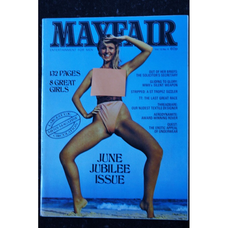 MAYFAIR UK Vol 12 N° 06  1977 JUNE ANGIE GRAHAM   CHRISTINE SPINNER   DI MORRIS