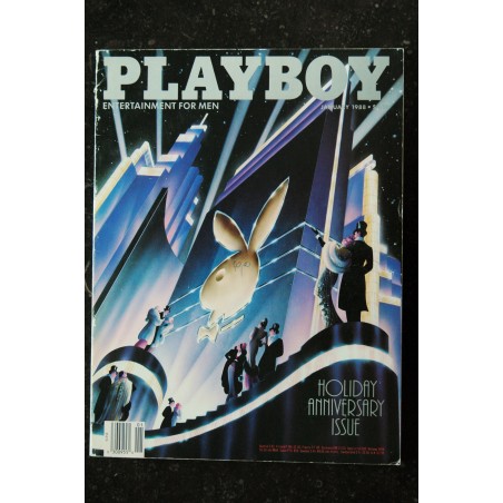 PLAYBOY US 1988 01 HOLIDAY ANNIVERSARY ISSUE Kimberley Conrad Arnold Schwarzeneger