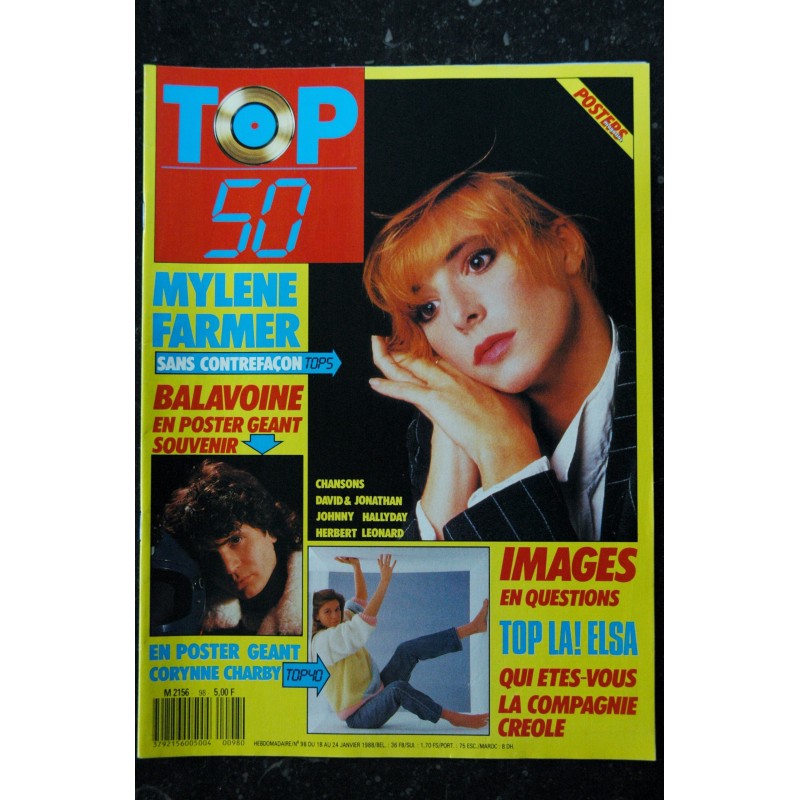 TOP 50 095 N° 95 DAVID HALLYDAY THE COMMUNARDS GUESCH PATTI MARC LAVOINE BLUES TROTTOIR JULIEN CLERC