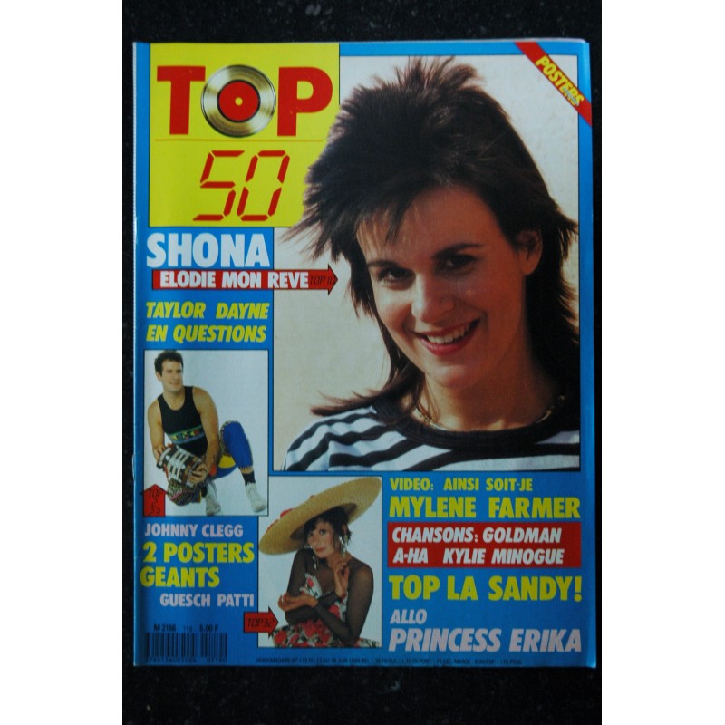 TOP 50 118 N° 118 A-HA SANDY BROS KYLIE MINOGUE MORY KANTE LIANE FOLY