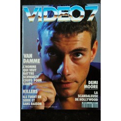 VIDEO 7 114  1991   PATRICK BRUEL  SCHWARZENEGGER  MELANIE GRIFFITH Misery JIL CAPLAN  + CAHIER EROTIC