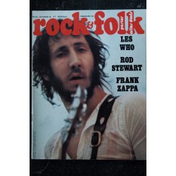 ROCK & FOLK 069 n° 69 OCTOBRE 1972 COVER PETE TOWNSHEND WHO Miles DAVIS Rod STEWART ZAPPA TRASH BYRDS