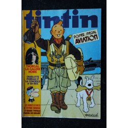 LE JOURNAL DE TINTIN 291 3 avril 1981 COVER TINTIN HERGE Dossier spécial aviation