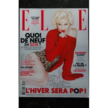 ELLE 2015 12 MADONNA POURQUOI EST ELLE INDETRONABLE