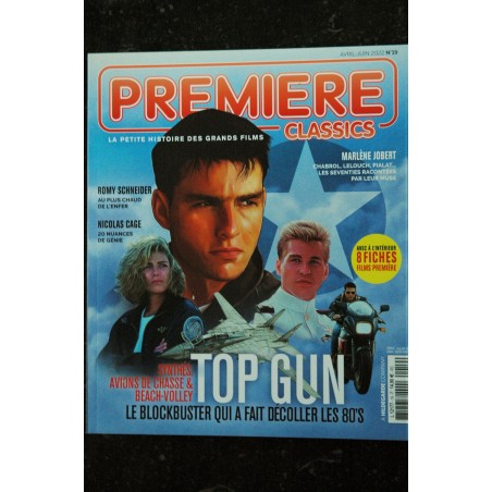 PREMIERE CLASSICS 19 2022 TOP GUN Tom Cruise Romy Schneider Nicolas Cage Marlène Jobert