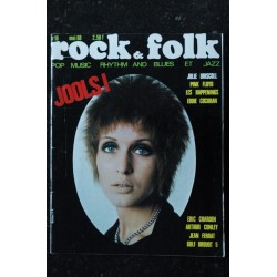 ROCK & FOLK 018  n° 18  MAI 1968   JULIE DRISCOLL PINK FLOYD COCHRAN CHARDEN JEAN FERRAT CONLEY les HAPPENINGS
