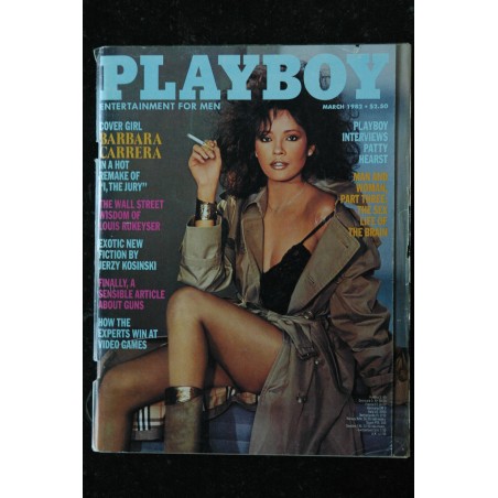 PLAYBOY US 1982 03 MARCH COVER BARBARA CARRERA MELANIE MARTIN KAREN WITTER INTERVIEW PATTY HEARST