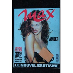 MAX 041 NOVEMBRE 1992 COVER AMBER SMITH + POSTER GEENA DAVIS VAL KILMER LE  AU CINEMA