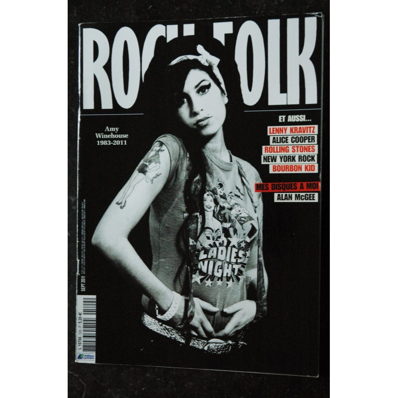 ROCK & FOLK 529 Special Amy Winehouse 1983 - 2011 Alice Cooper Rolling Stones Lenny Kravitz